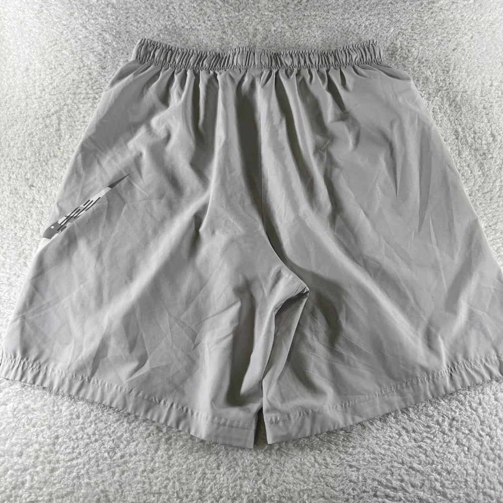 Nike Dri-Fit XL Men's Light Gray Grey Basketball Shorts Athletic Stretch 9